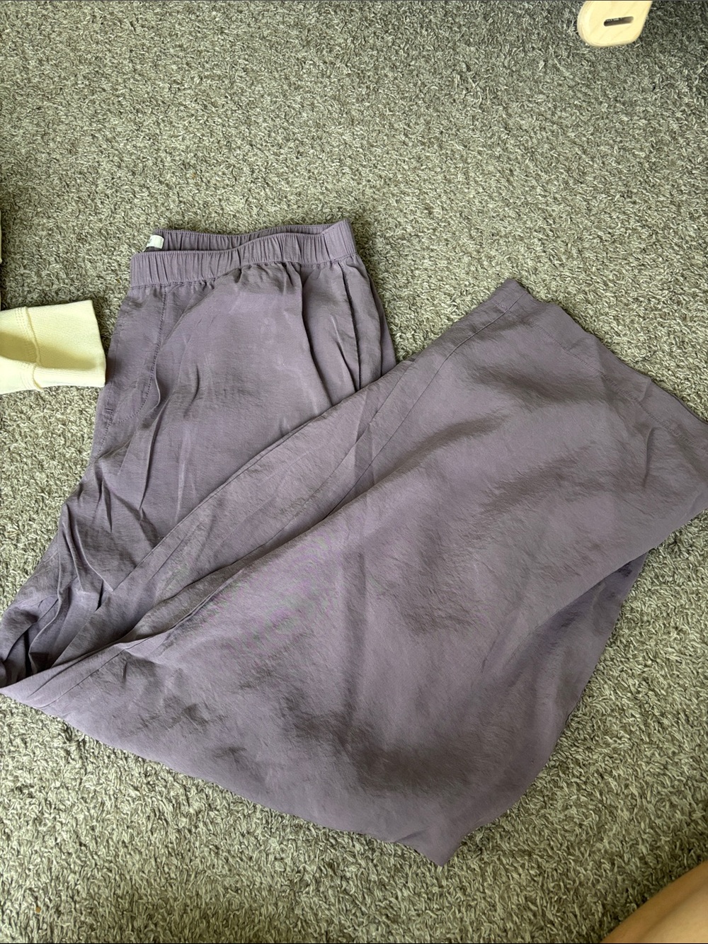 Madewell Straight-Leg Pants in Dusty Lavender